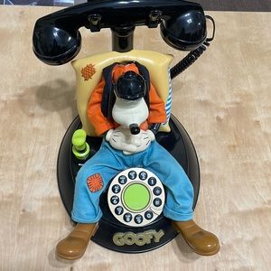 Vintage animated Goofy telephone